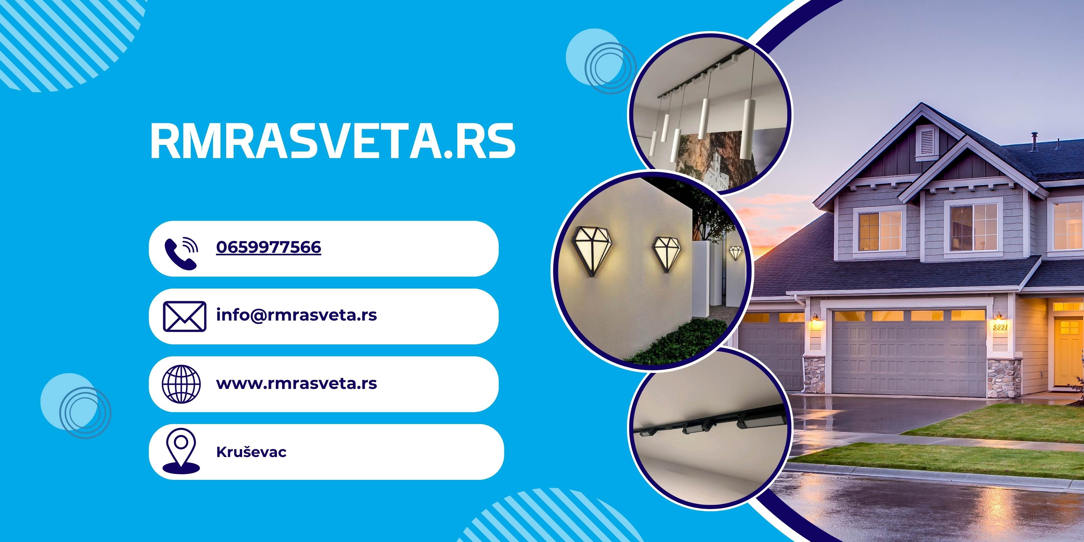 RM Rasveta: Dekorativna i LED Rasveta, Lusteri, Paneli, Elektromaterijal