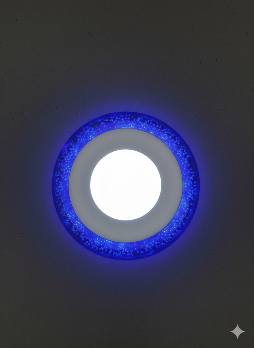 Ugradni panel 3+3w plavi sa kapljicama