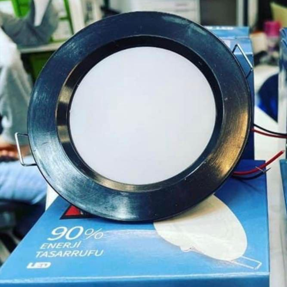 Ugradni Crni Led Panel 6W