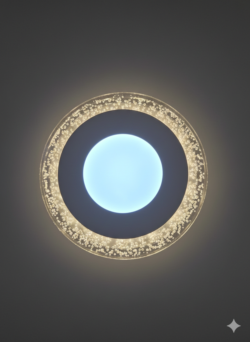 Ugradni 3+3w Zuti sa kapljicama