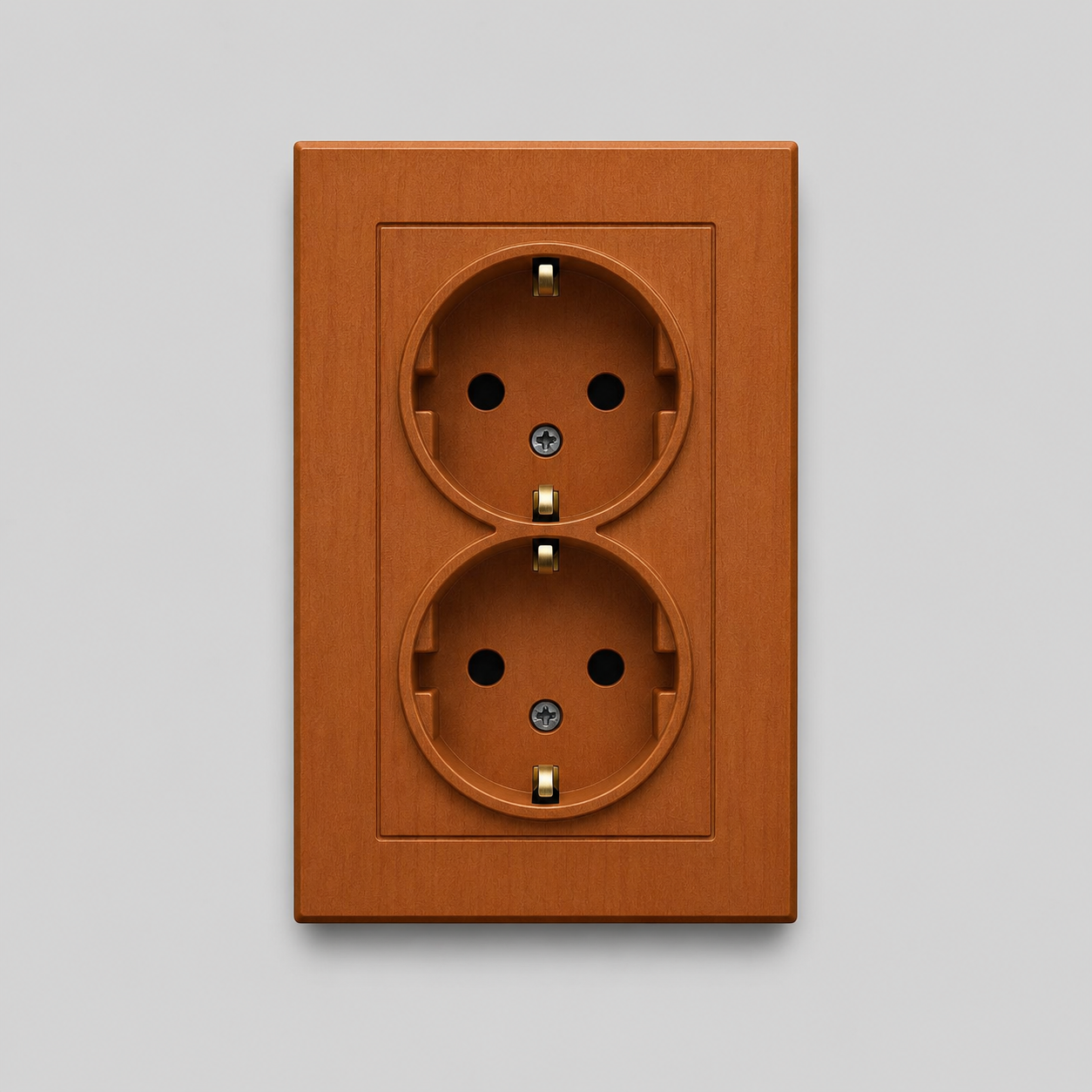Dupla utičnica Walnut