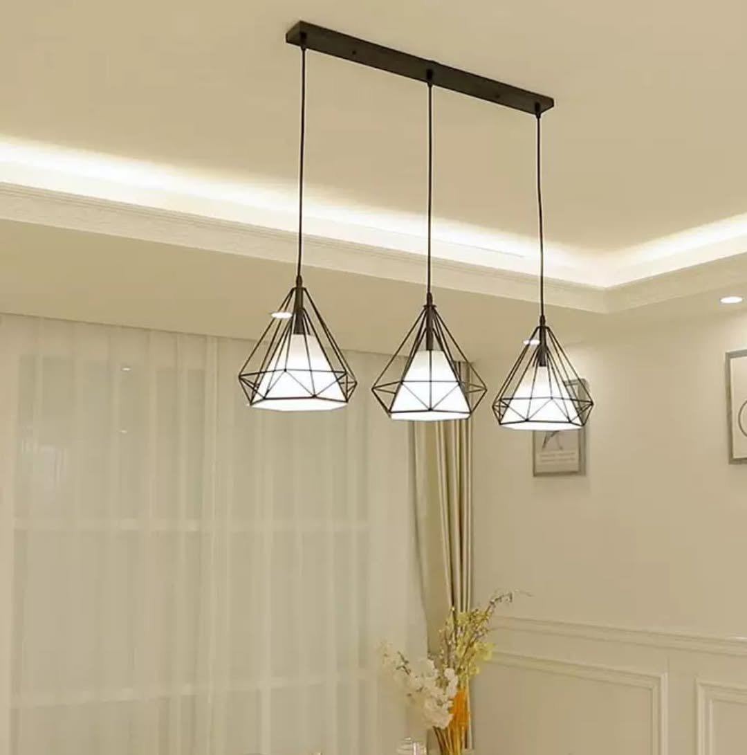 Visilica Romb Crna sa pravougaonikom